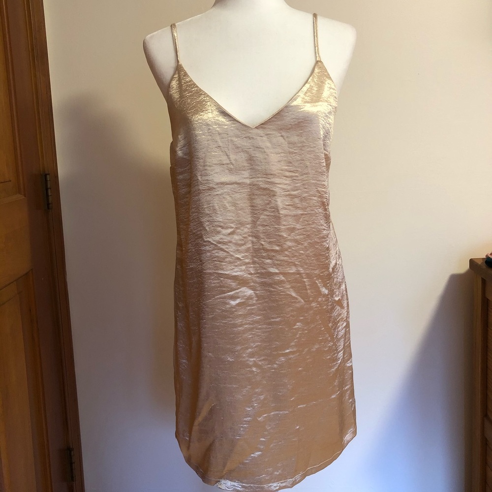 Gold Slip Dress